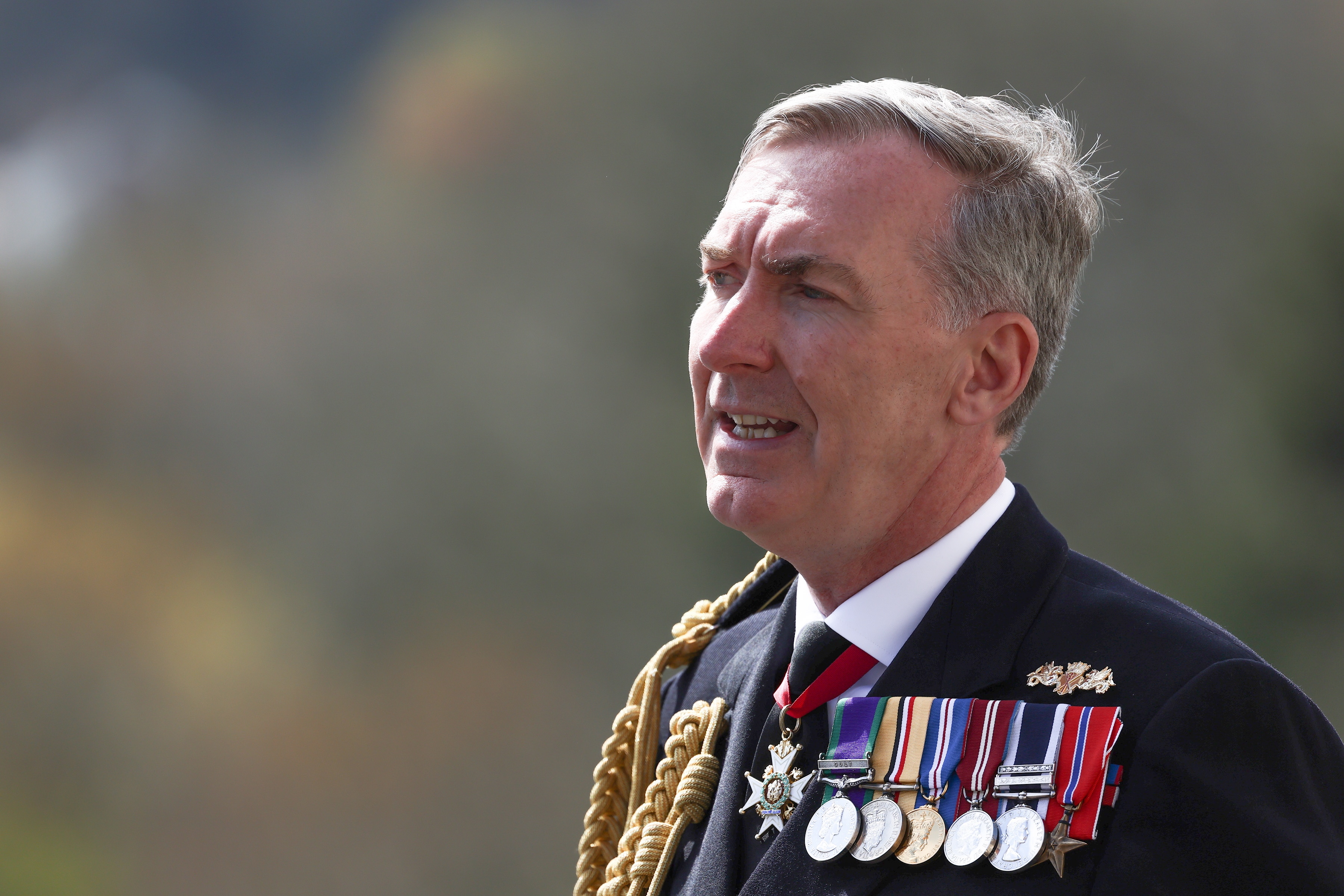 First Sea Lord Admiral Sir Tony Radkin
